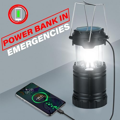 4 Pack Solar Camping Lanterns (4 Count)