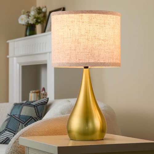 18.1'' Modern Touch Gold Table Lamp Set of 2 with 3 Way Dimmable (2 Count)