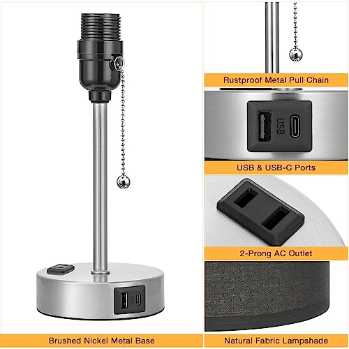 Small Bedside Table Lamp for Bedroom