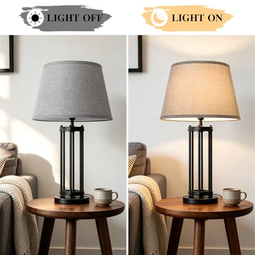 Large Drum Lamp Shades Set of 2