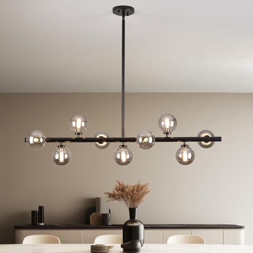 Mid Century Modern Globe Sputnik Chandelier