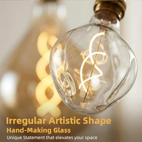 A165 Oversized Vintage LED Irregular Edison Bulb