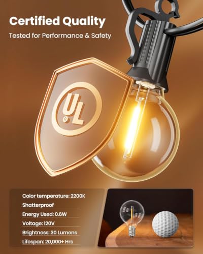 Outdoor String Lights (159 Foot)