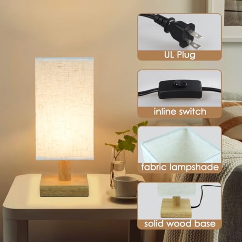 Small Bedside Table Lamp for Bedroom