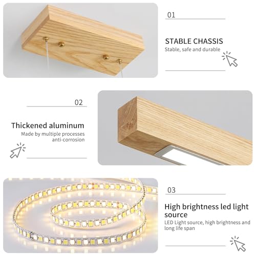 Modern Wooden Pendant Light