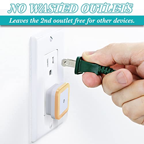 24 Packs LED Night Lights Plug into Wall with Smart Dark Sensor Automatic Hallway Plug in Lights for Bedroom (24 Count)
