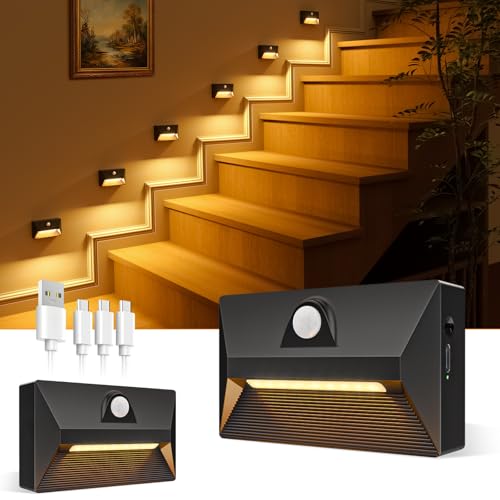 Motion Sensor Rechargeable Stair Lights (2 Count)