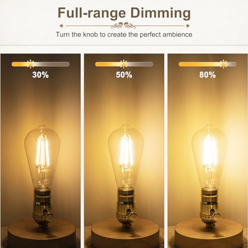 UL Listed Full Range Dimmer Lamp Socket Replacement