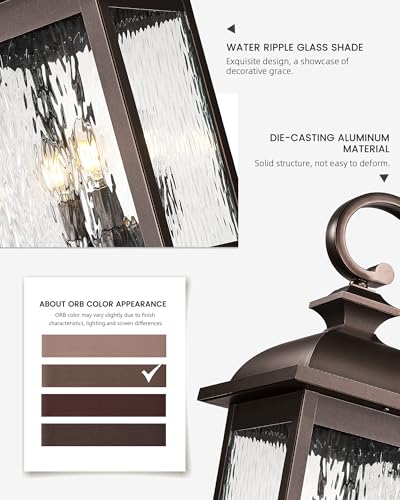 26" Outdoor Wall Sconce