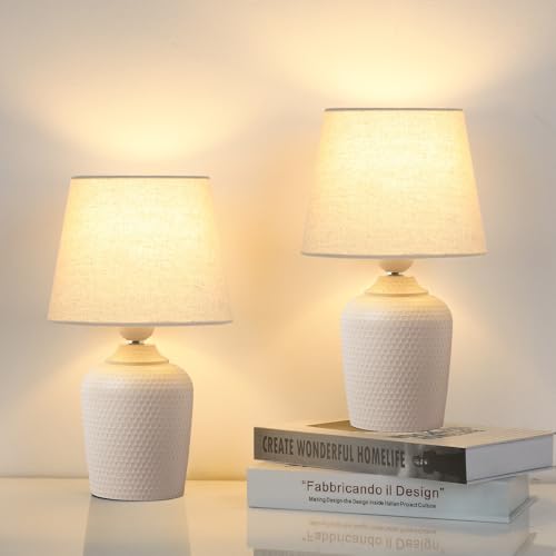 11.8’’ Small Table Lamps Set of 2 for Bedroom Kid’s Room (2 Count)
