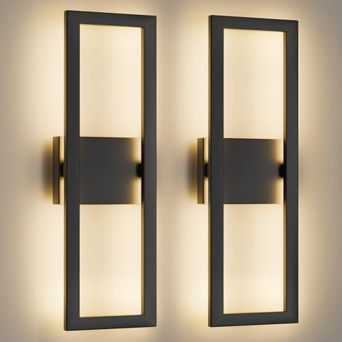 22" Modern Outdoor Wall Lights