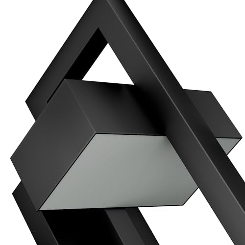 2 Packs Modern Outdoor Wall Lights 3000K Integrated LED Outdoor Wall Sconces Lighting (2 Count)