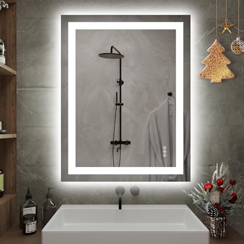 28"X32" LED Bathroom Mirror with Lights