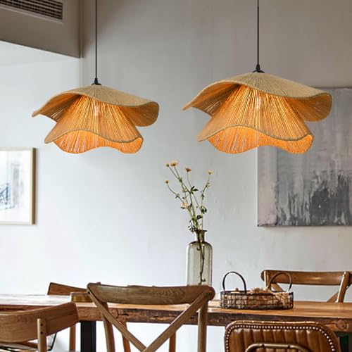 Rustic Woven Pendant Light