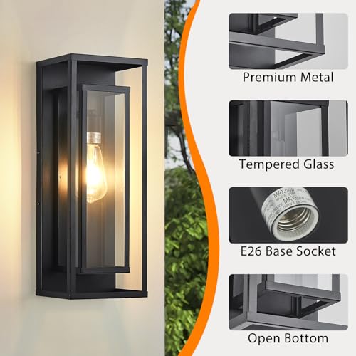 18In Outdoor Wall Lights (2 Count)