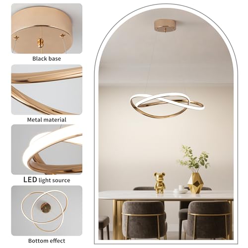 Modern LED Chandelier for Dining Room Pendant Light Fixture 40W