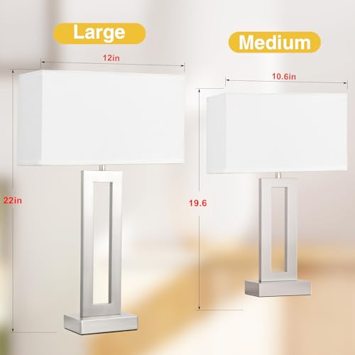 22" Tall Bedroom Lamps for Living Room