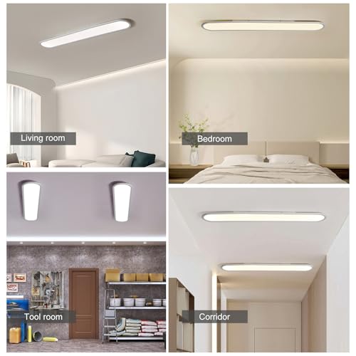 55 Inch Dimmable LED Linear Ceiling Light