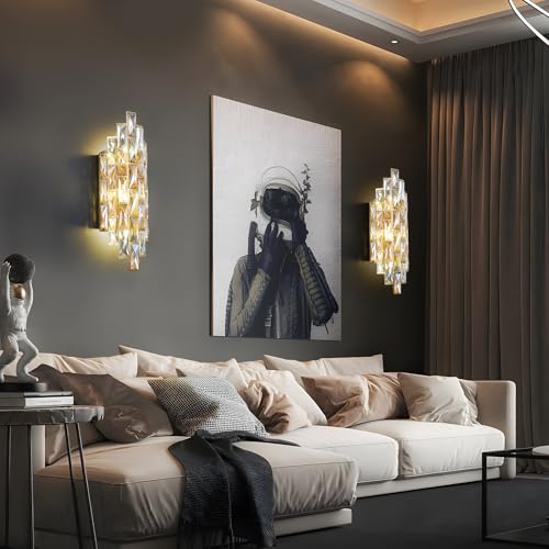 Modern Crystal Wall Sconces (35.274 Ounce)