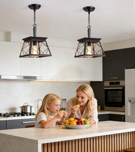Farmhouse Hanging Pendant Light Fixture