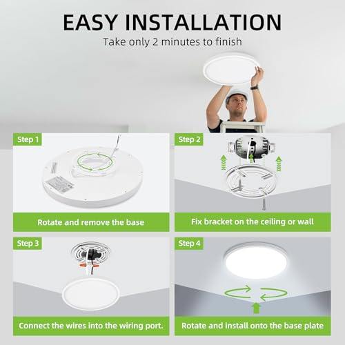 12 Inch Selectable CCT LED Round Flat Panel Light