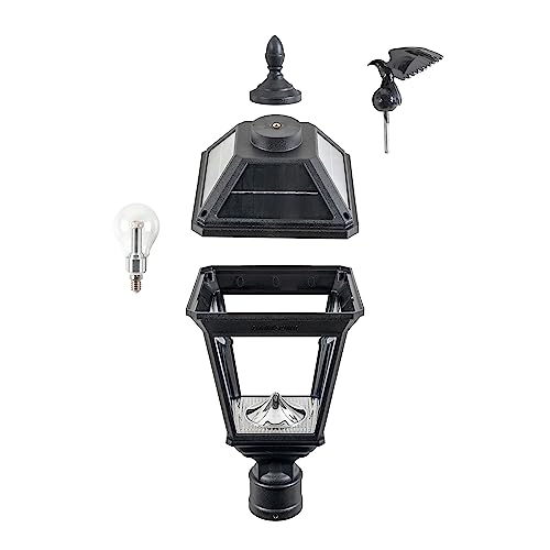 Imperial II Bulb Solar Post Light
