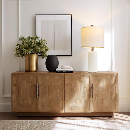 Small Table Lamps Set of 2 for Living Room 20.25" White Lamps Bedside Lamps (2 Count)