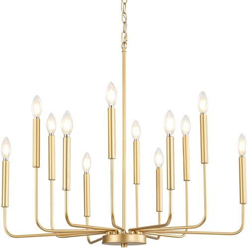 Modern Gold Chandelier for Dining Room