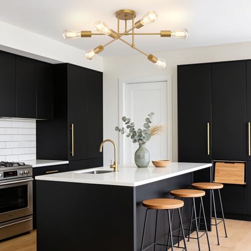 Modern Sputnik Chandelier Ceiling Light Fixtures