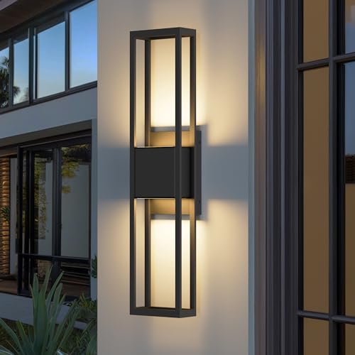 27.5 Inch Modern Outdoor Wall Light 3000K 1000LM 20W Integrated LED
