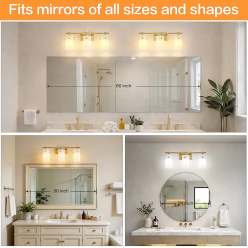 3 Light Bathroom Vanity Light