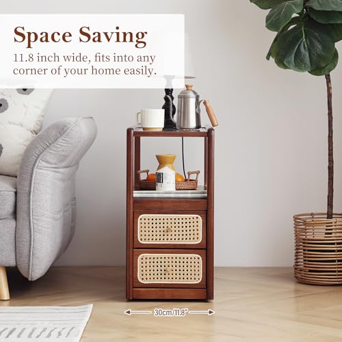 Rattan Nightstand