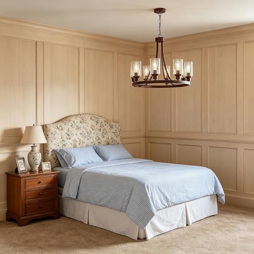 Round Rustic Ceiling Hanging Light (72 Count)