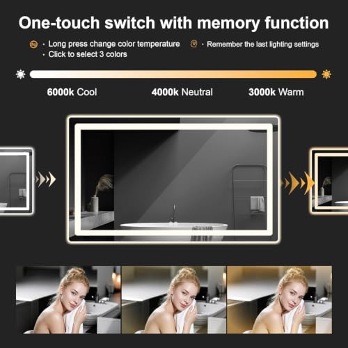 LED Bathroom Mirror with Lights