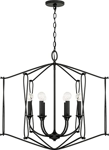 Capital Lighting 541661BI Bentley Transitional Airy Design Candle Foyer Light Fixture