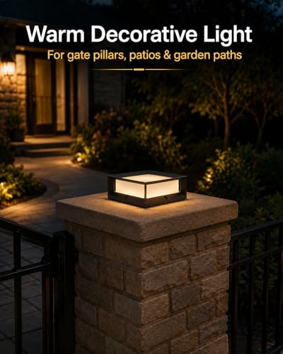 Outdoor Post Light 8.6" Hardwired LED 15W