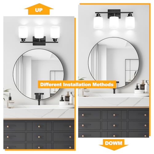 3 Light Bathroom Light Fixtures