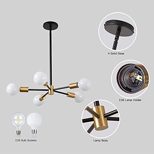 Sputnik Chandelier Light Fixture