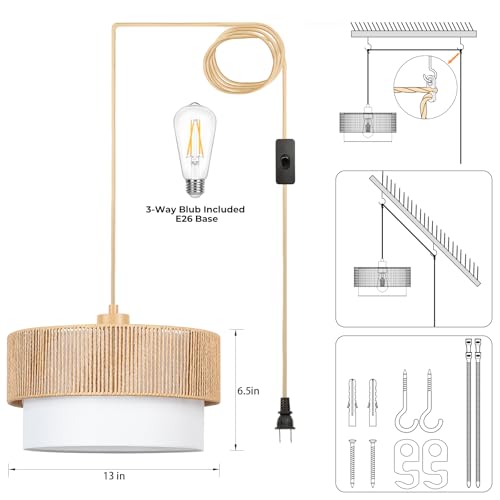 Boho Plug in Pendant Light