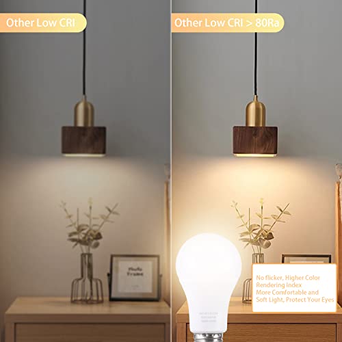 A19 LED Light Bulbs with Remote Control (2 Count)