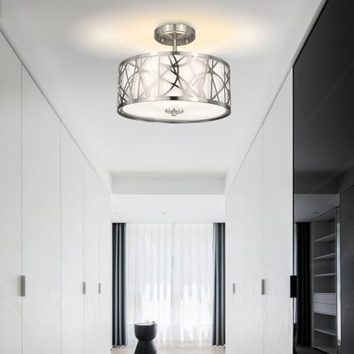 3 Light Semi Flush Mount Ceiling Light