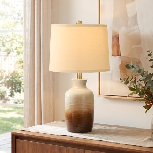 24'' Farmhouse Handcrafted Table Lamp for Living Room