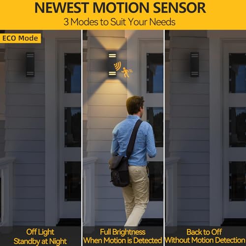 Motion Sensor Outdoor Wall Lights