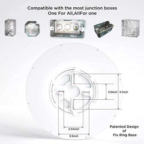 Flush Mount Light Fixture (6 Count)