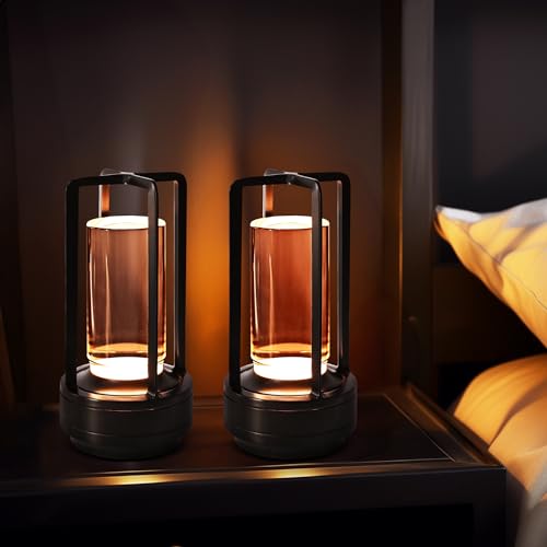2 Pack Cordless Table Lamps (2 Count)