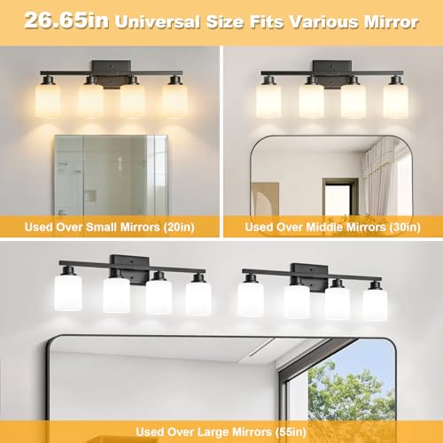 4 Light Bathroom Light Fixtures