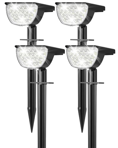 Solar Lights Outdoor Waterproof IP65 (4 Count)