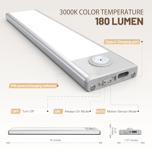 16 inch Under Cabinet Lighting (6 Count)