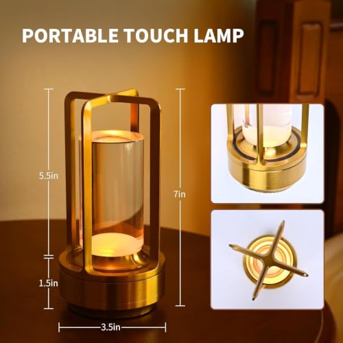 2 Pack Cordless Table Lamps (2 Count)