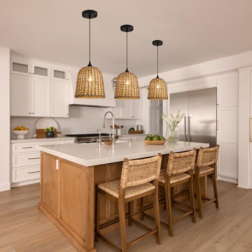 Mini Rattan Pendant Light (3 Count)